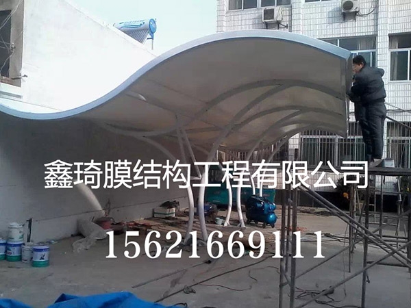 膜结构自行车棚