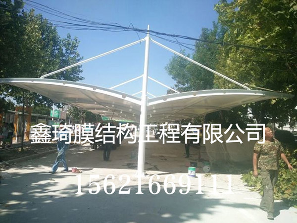 枣庄市薛城区人民医院膜结构车棚